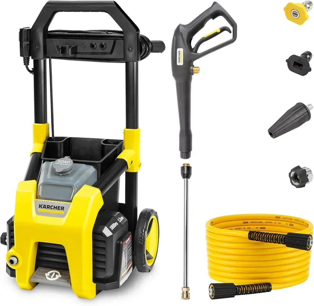 Kärcher Pressure Washer K1700 3 nozzles detergent box