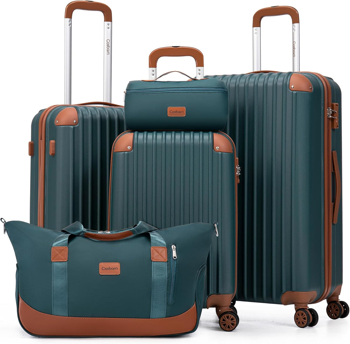 Luggage Sets 5 Piece Suitcases with Wheels Suitcase Set ABS Hard Case Luggage