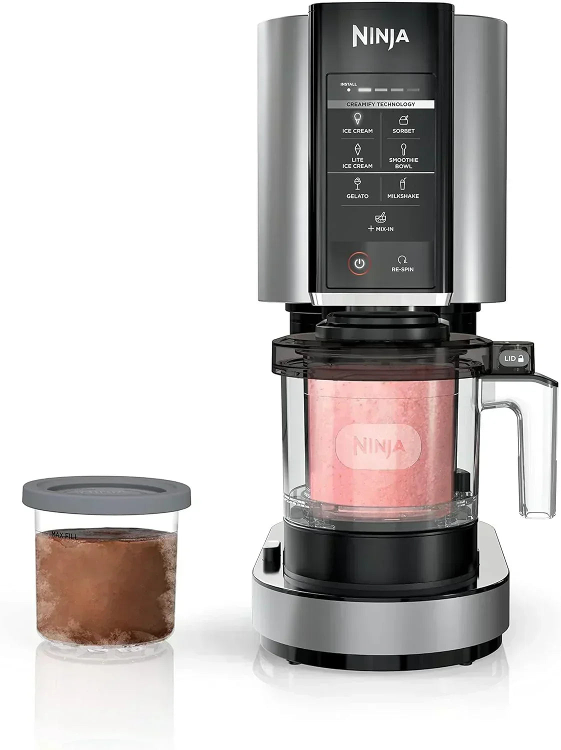 Ninja NC301 CREAMi Ice Cream Maker for Gelato Mix-ins Milkshakes Sorbet Smoothie Bowls More