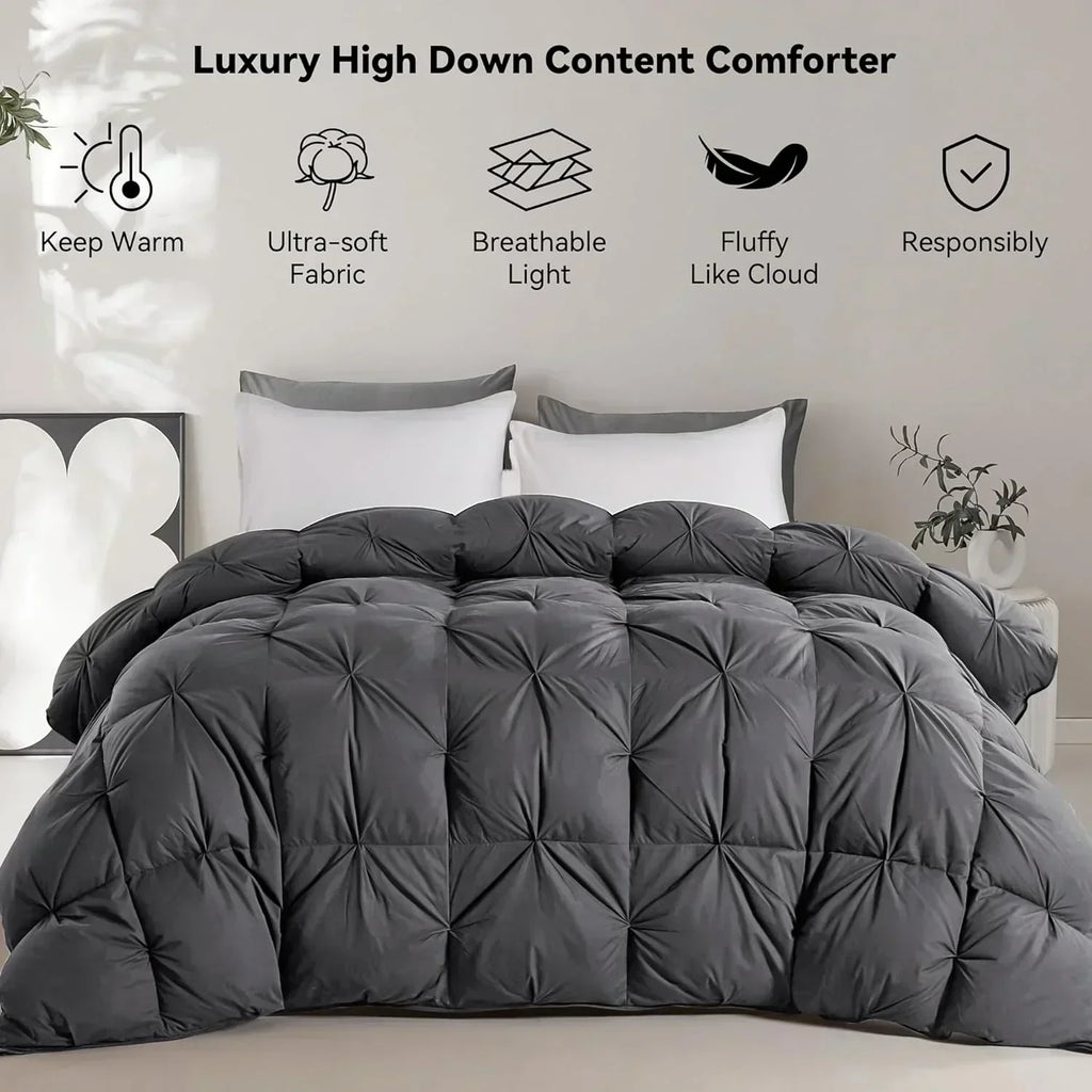 Premium Down Comforter 3D Baffle Box Design