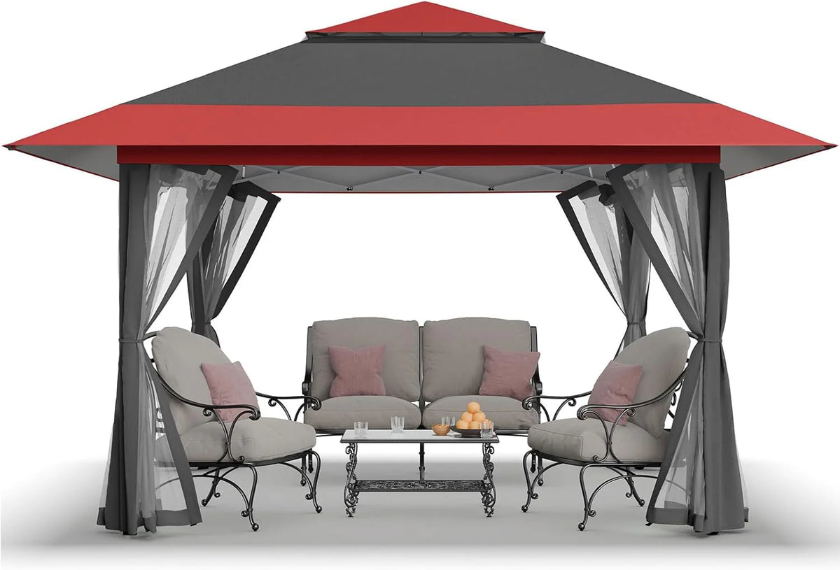 CROWN SHADES 13x13 Pop Up Gazebo, Canopy Tent, Gazebos on Clearance