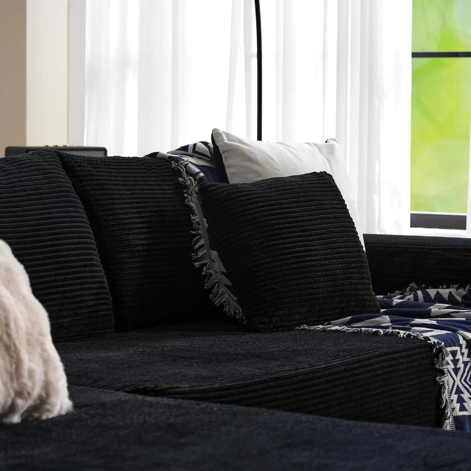 Ovios 104 Cloud Section Sofa L-shaped lounge chair, modern modular sofa
