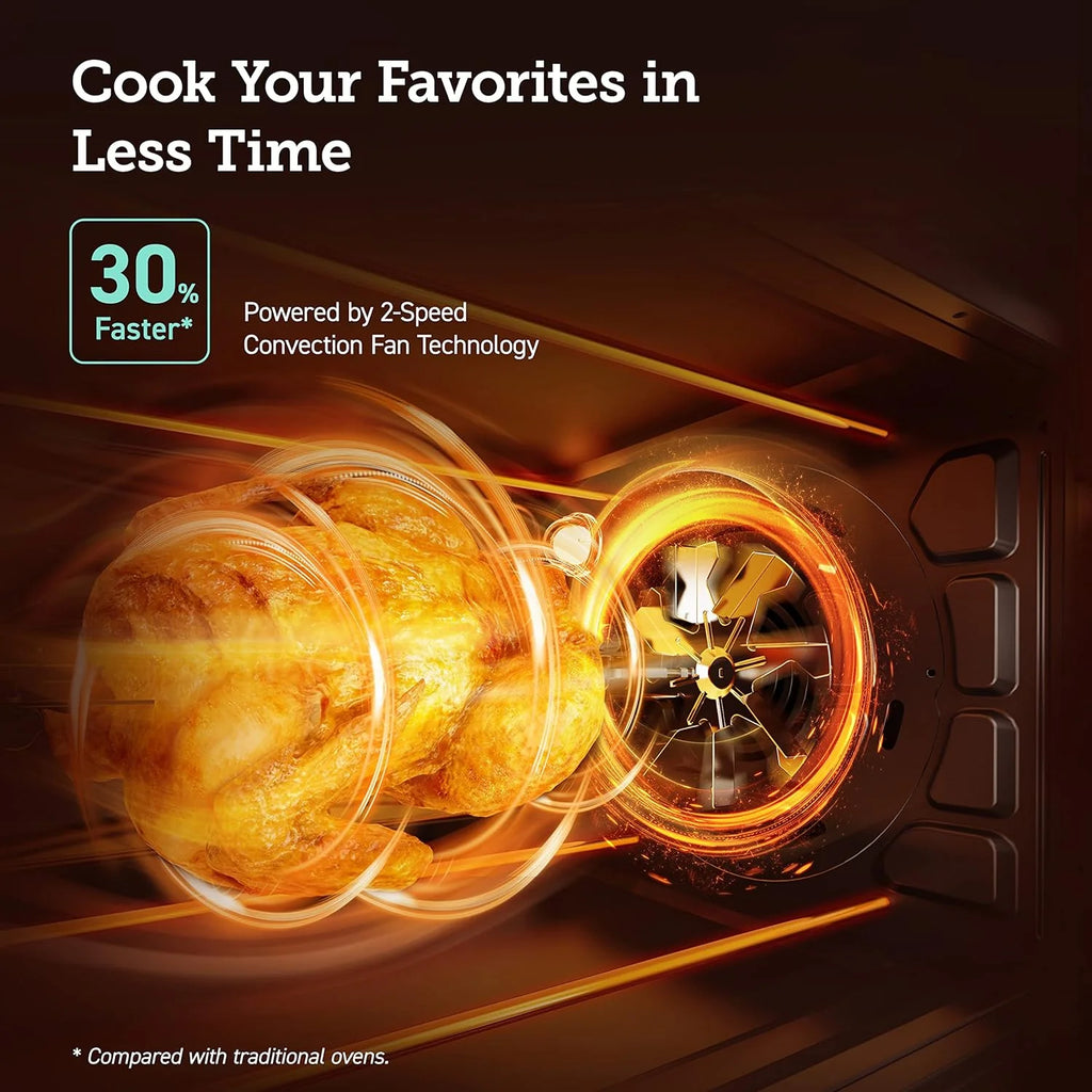 Air Fryer Toaster Oven Combo 13-in-1 32Qt APP & Voice Control Convection Oven Countertop