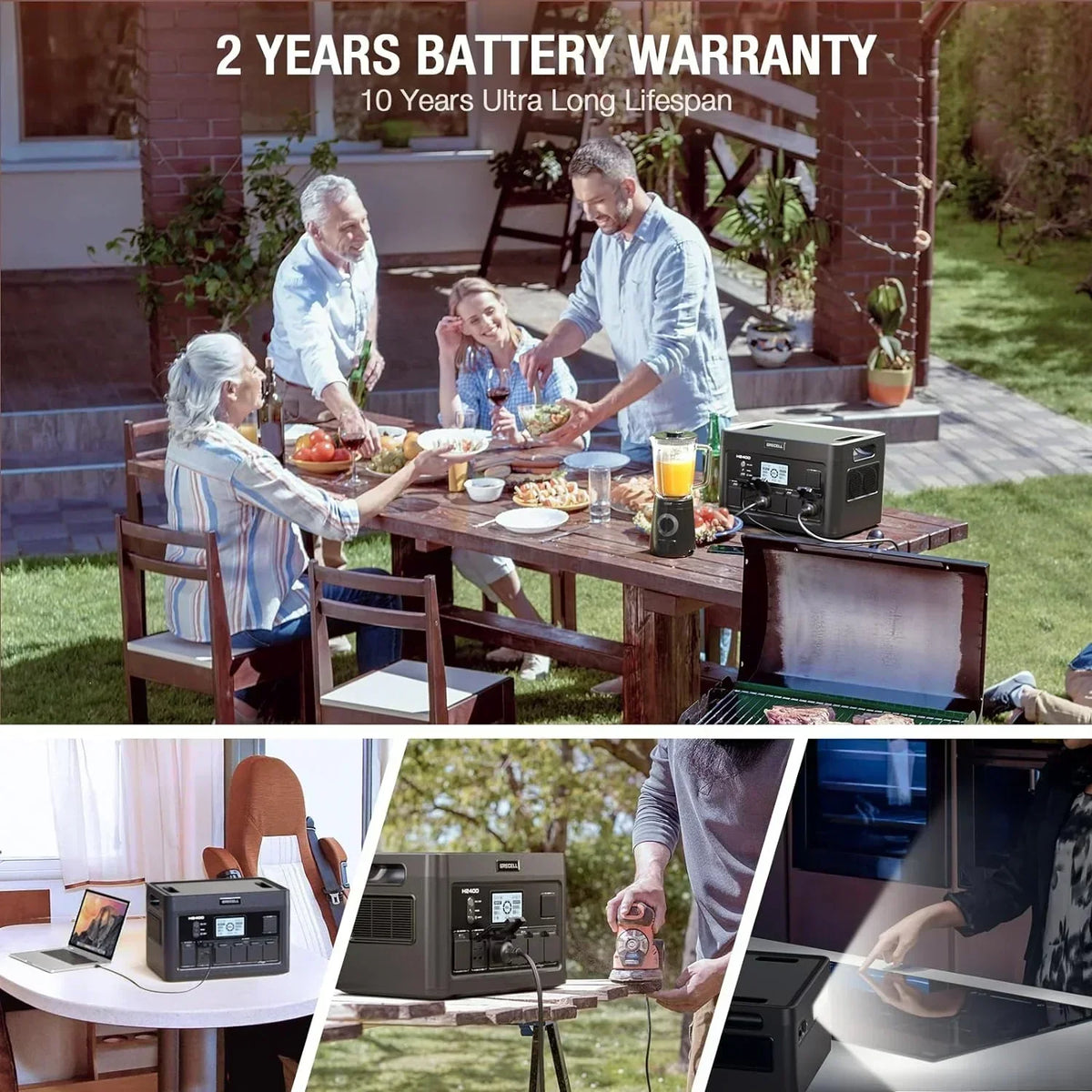 Portable Power Station 300W (Peak 600W) 230.88Wh Solar Generator 60W USB-C PD Output