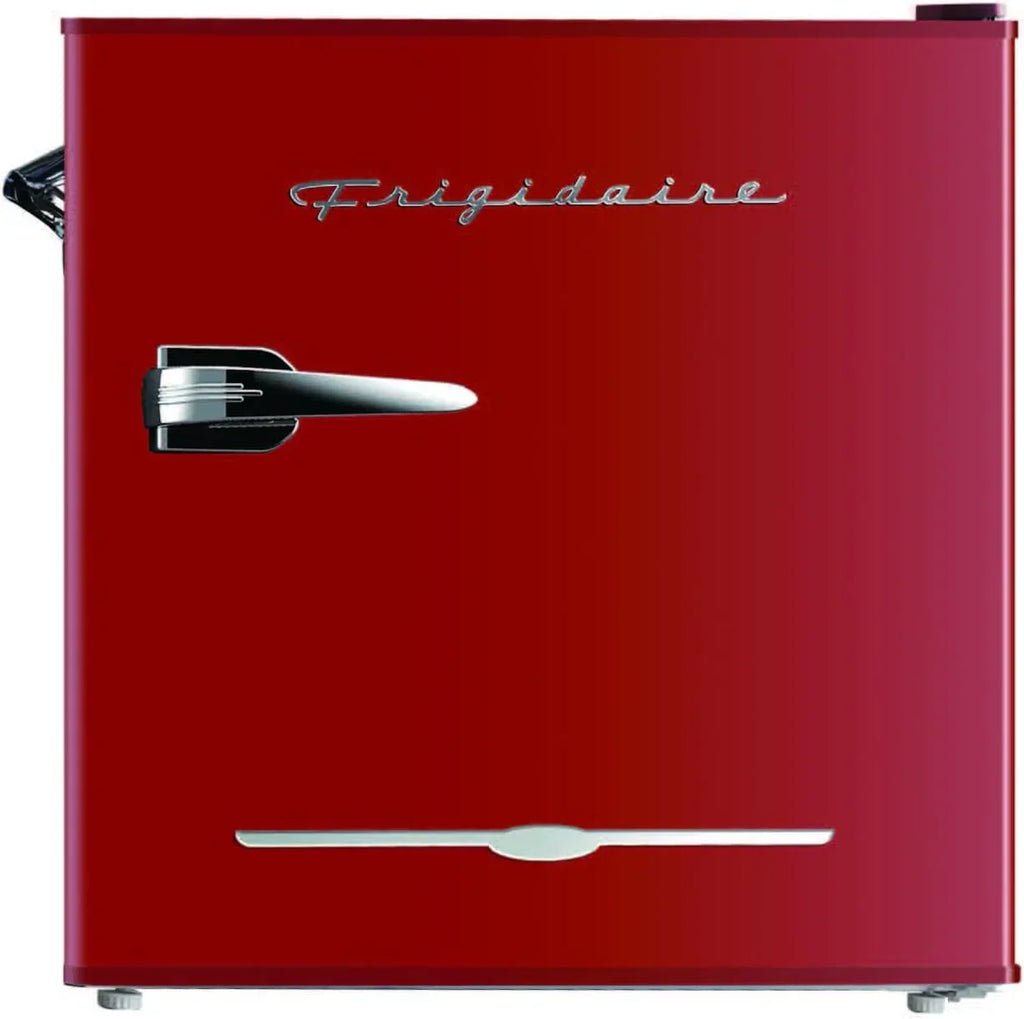 Frigidaire EFR176 Retro Compact Fridge with Chiller Mini Refrigerator Built-in Bottle Opener