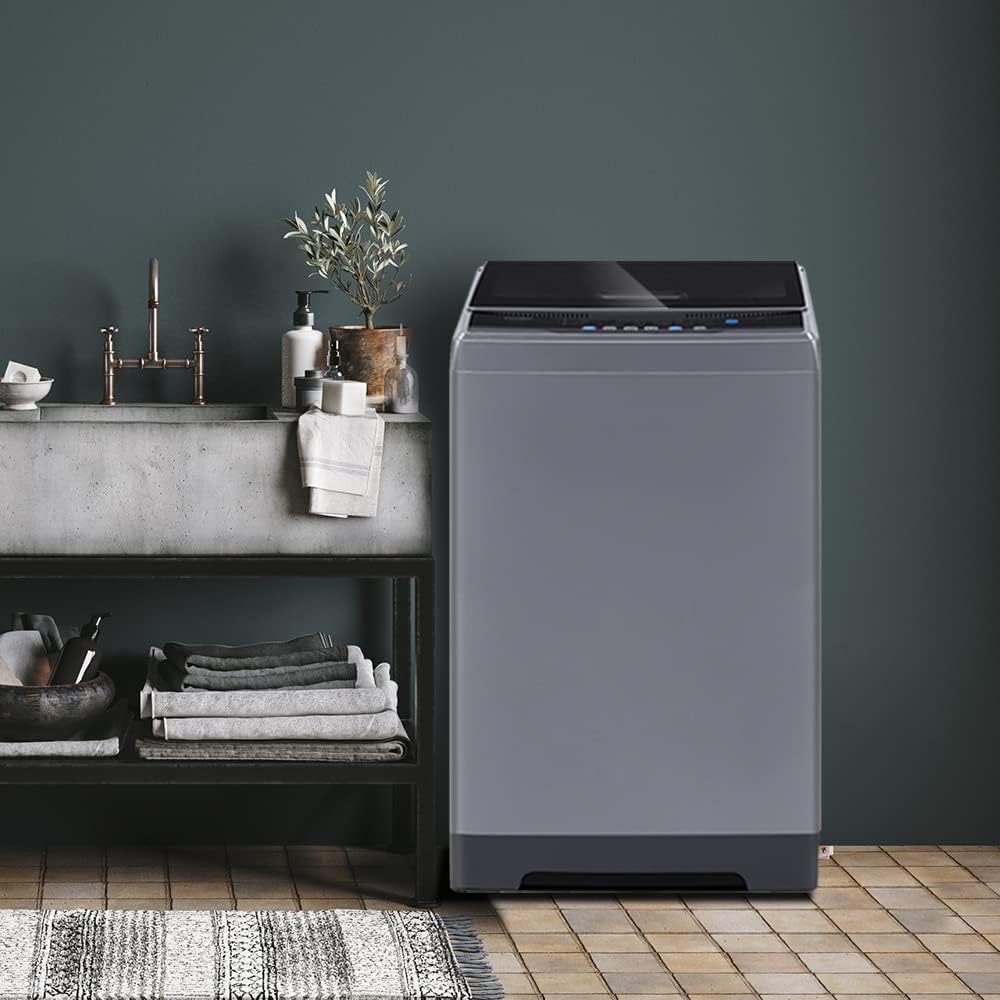 Comfee Portable Washing Machine 0.9 Cubic Foot with LED Display and Built-in Drum