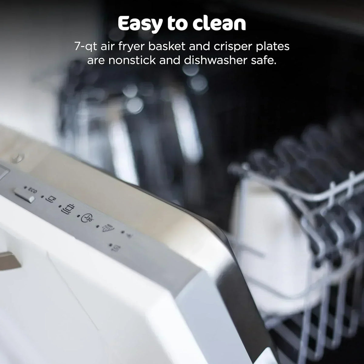 Ninja Foodi 6-in-1 FlexBasket Air Fryer with 7 QT MegaZone Basket Divider for Large Proteins