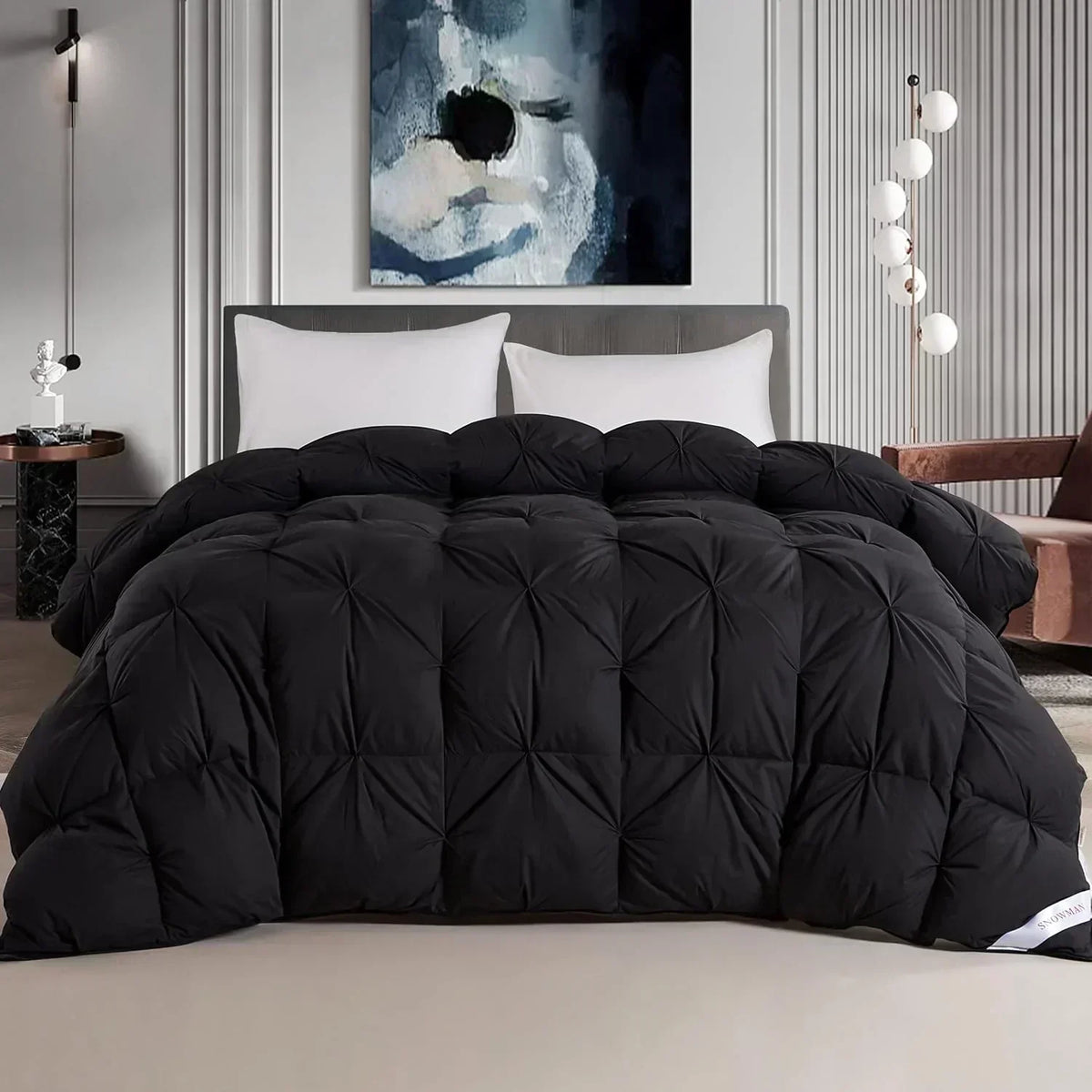 Premium Down Comforter 3D Baffle Box Design