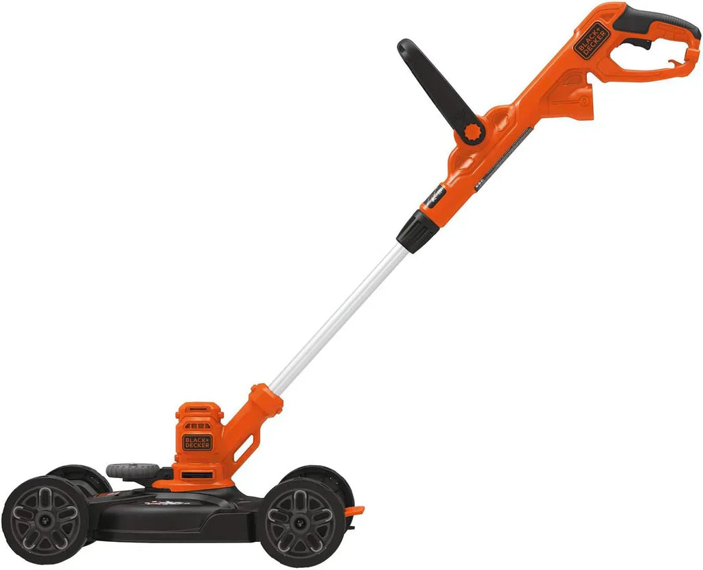 BLACK+DECKER 3-in-1 Corded Lawn Mower String Trimmer Edger 12-Inch