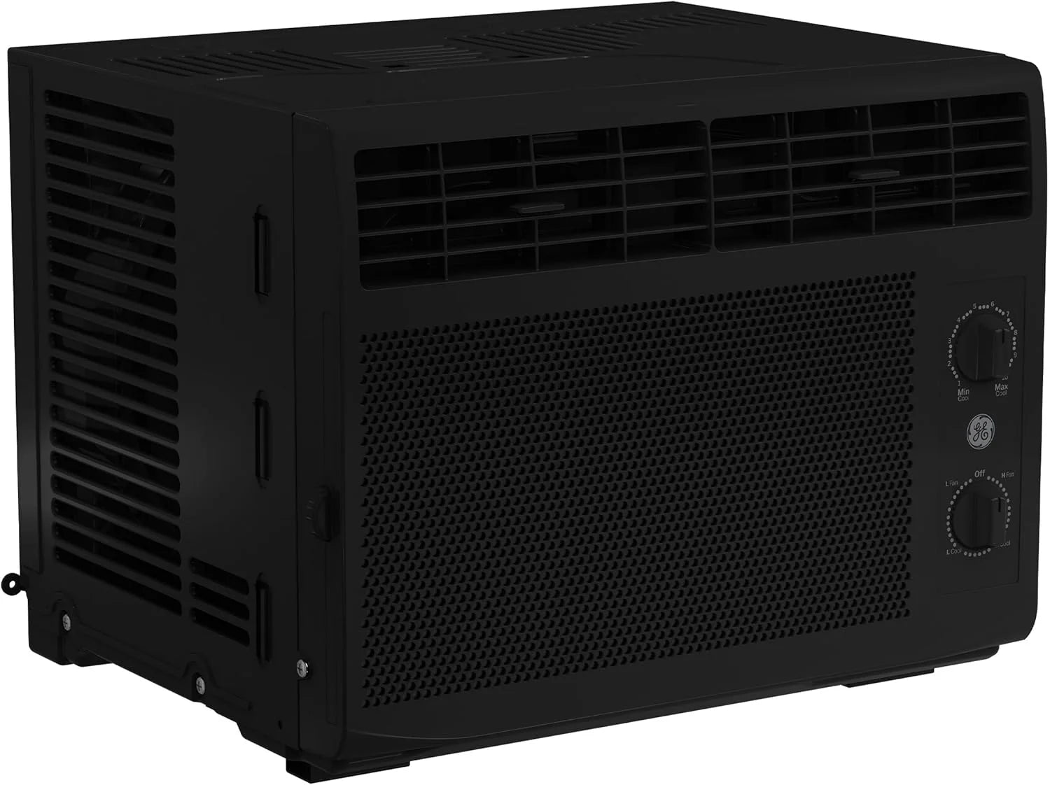 GE Window Air Conditioner Unit, 6,000 BTU for Small Rooms up to 250 sq ft. with Adjustable Fan and Cooling Settings, Perfect for Small Bedroom or Living Room, Easy Install Kit Included, White