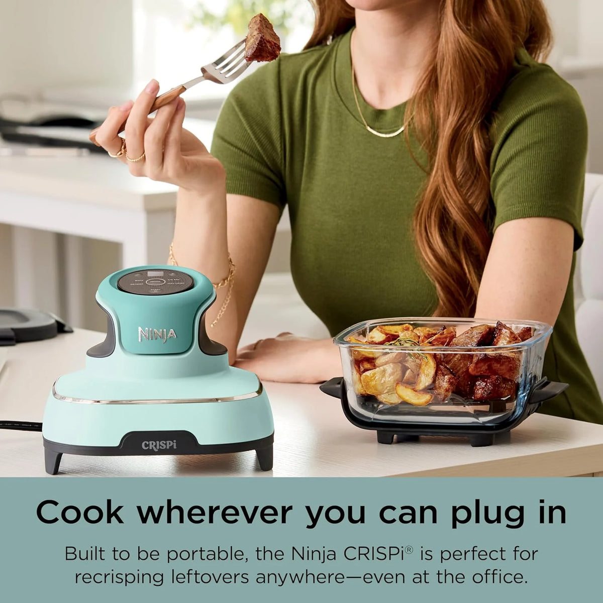 Ninja Crispi 4-in-1 Portable Glass Air Fryer Cooking System