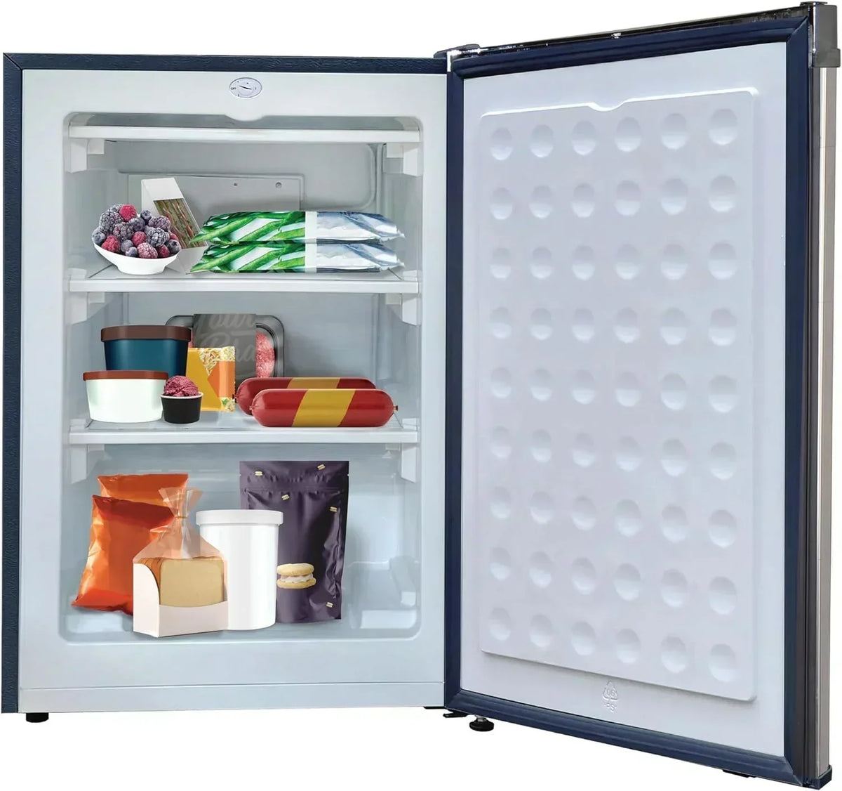 Frigidaire Upright Freezer 6.5 cu. ft. Deep Freeze Vinyl Coated Metal Wire Shelving Compact
