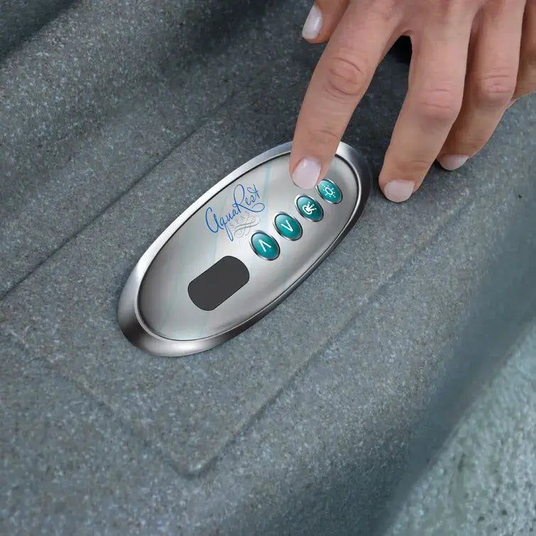 Aquarest Spas Jet Square Plug And Play Hot Tub with Ozonator