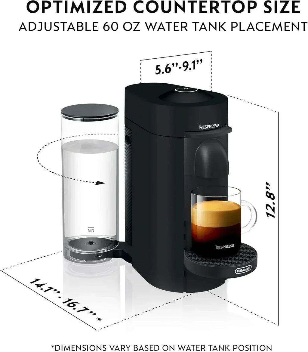 Nespresso Vertuo Plus Coffee and Espresso Maker by De'Longhi