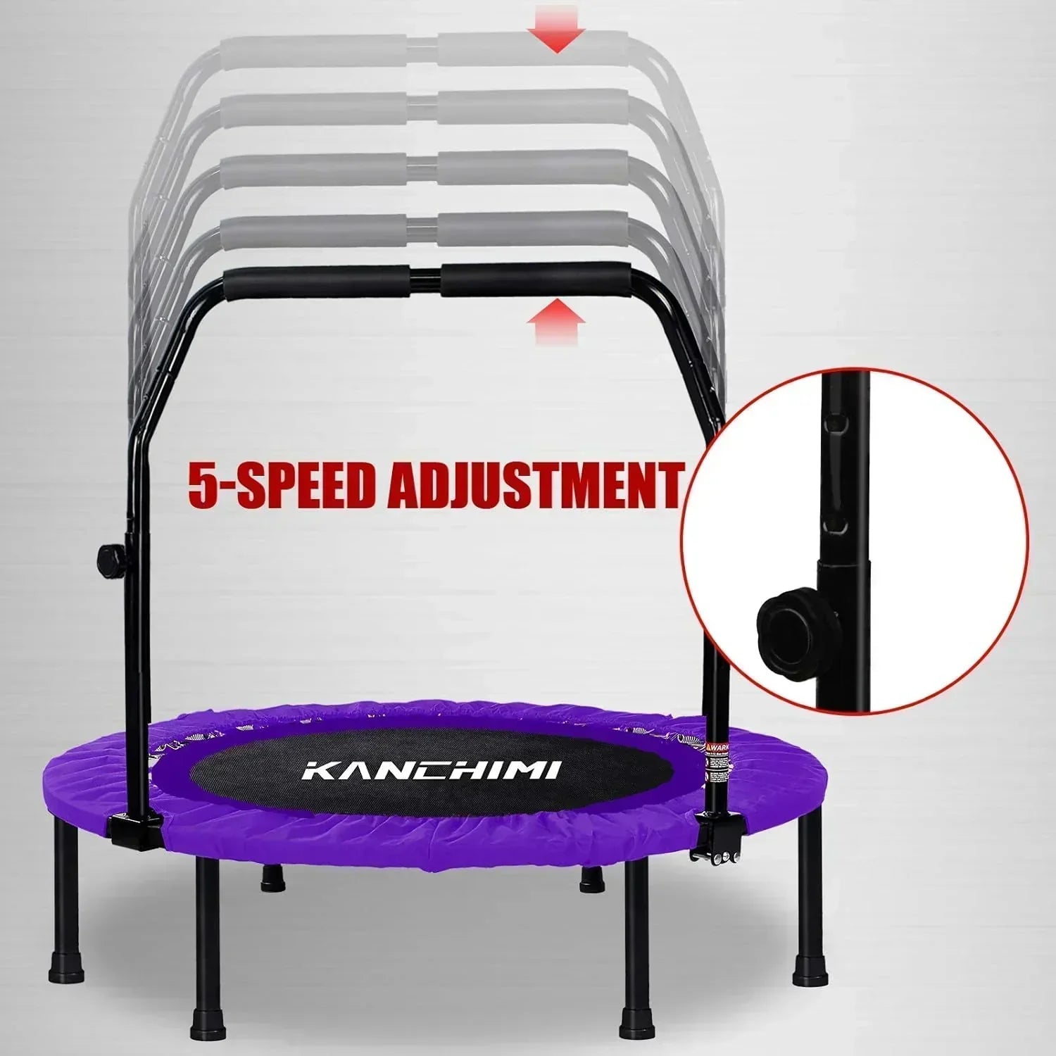 Kanchimi 40 48 Folding Mini Fitness Indoor Exercise Workout Rebounder Trampoline
