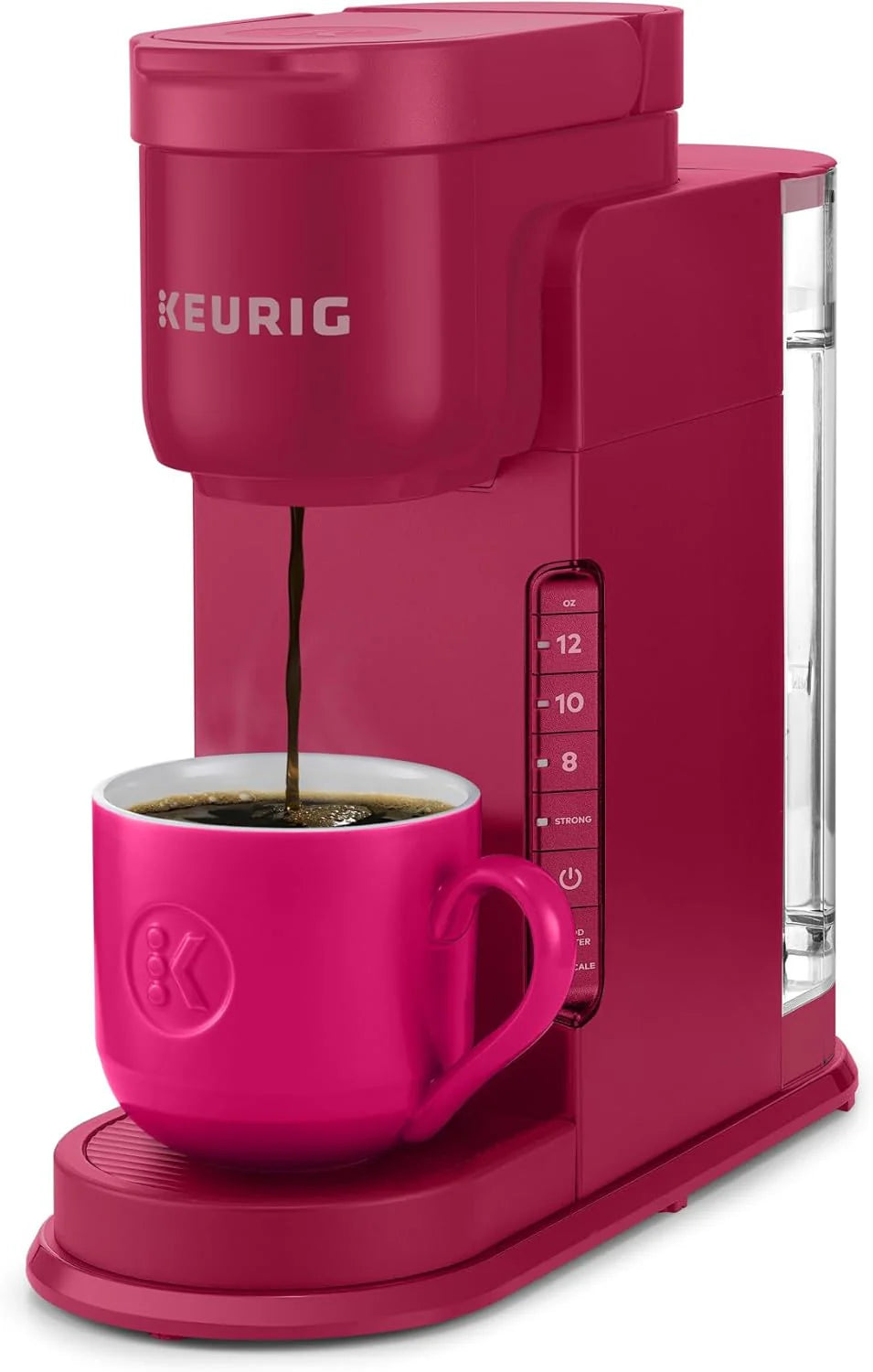 Keurig K-Express Single Serve K-Cup Pod Coffee Maker, 3 Brew Sizes, Strong Button Feature, 42oz Removable Reservoir, Black