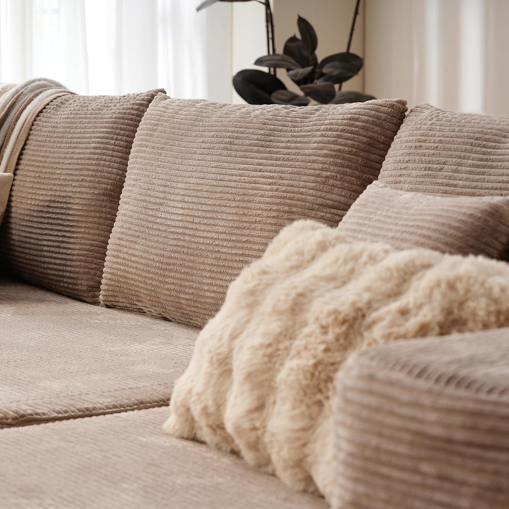 Ovios 104 Cloud Section Sofa L-shaped lounge chair, modern modular sofa