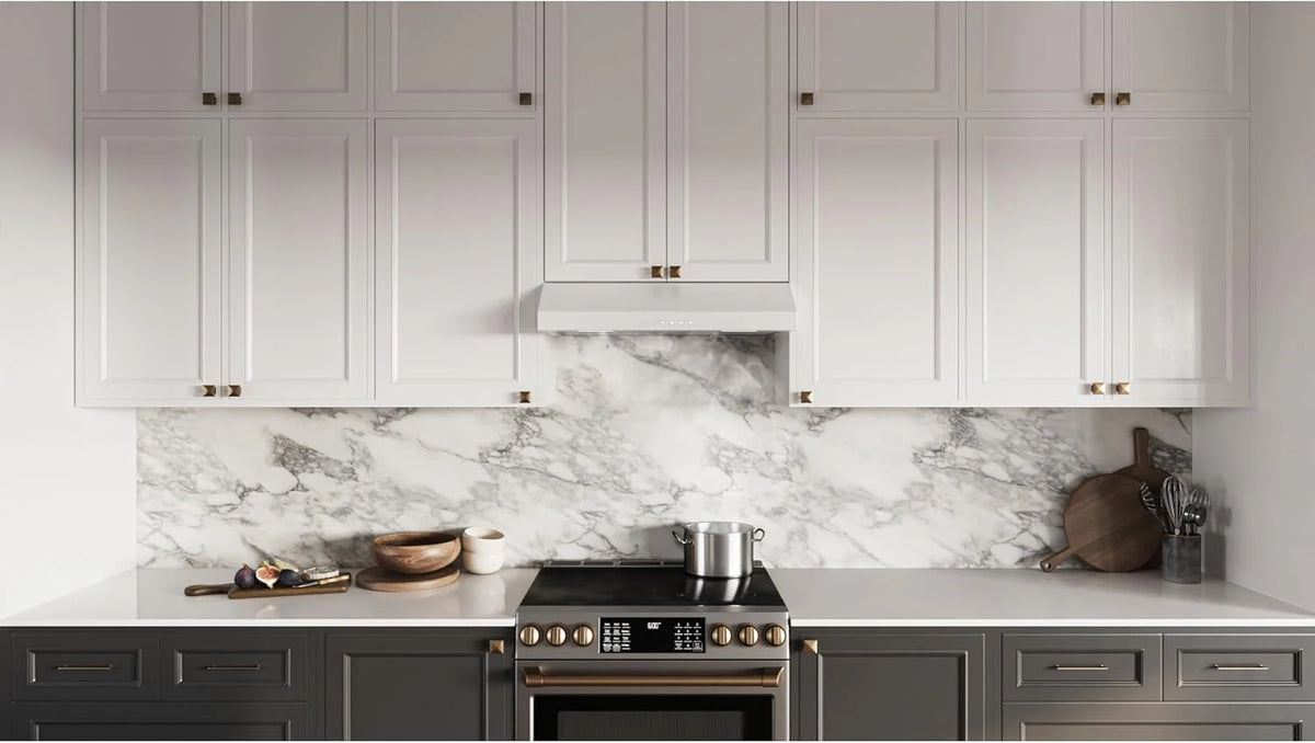 Broan-NuTone Three-Speed Glacier Undercabinet Range Hood with LED Light, ADA Compliant