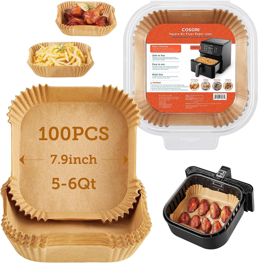 COSORI Air Fryer 9-in-1 Compact & Large 6-Qt Fast Turbo Modes Precise Heat for Even Results