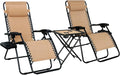 Amazon Basics Outdoor Patio Mesh Adjustable Zero Gravity Lounge Chair Recliners set of 2