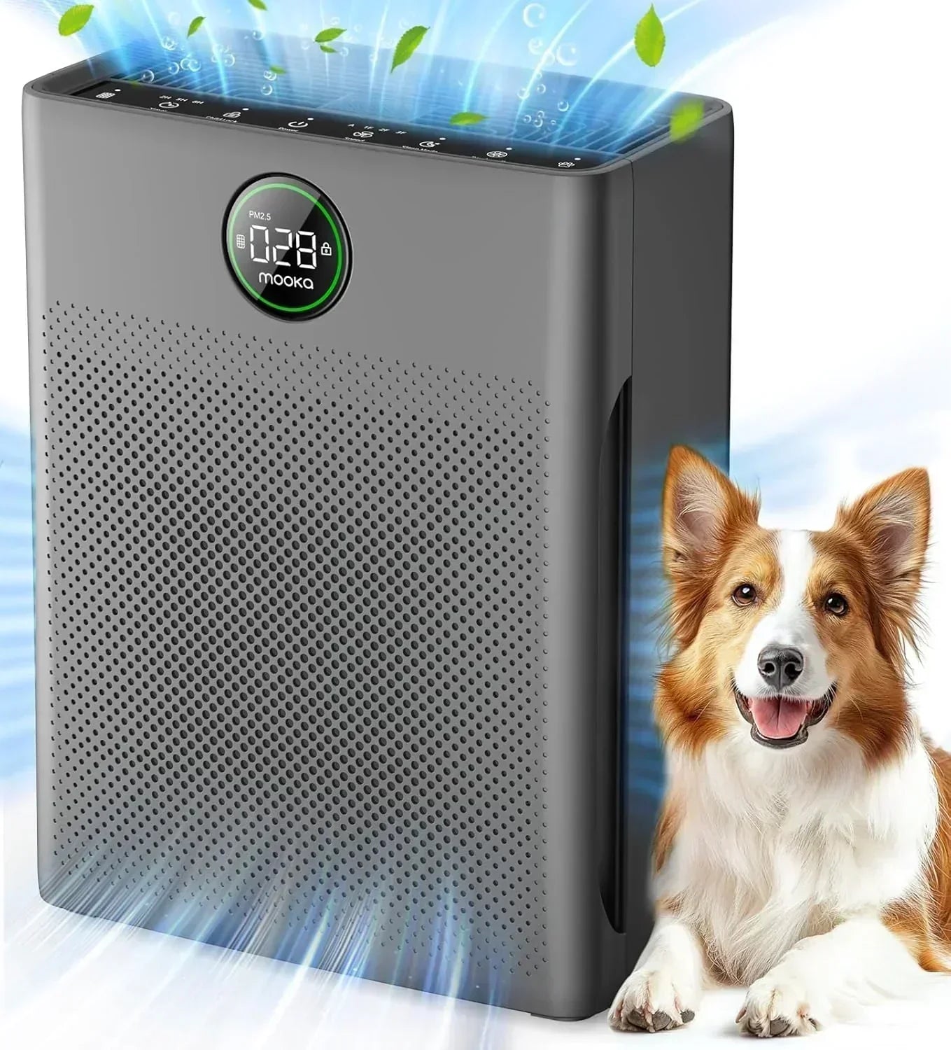 Air Purifiers for Home Large Room up to 2200sq.ft MOOKA Air purifier for Home Pets